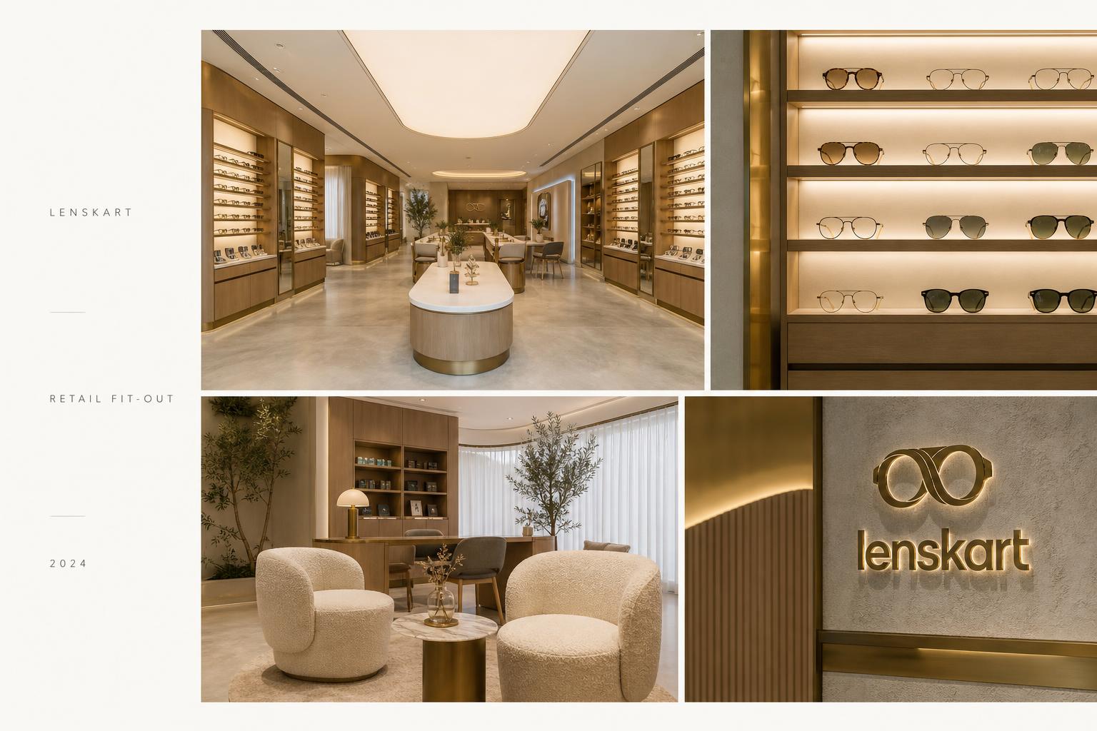 Luxury eyewear retail fit-out