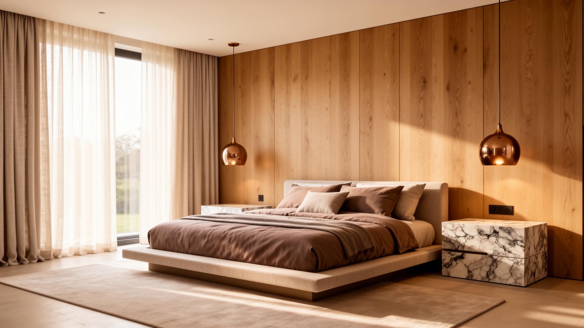Luxury bedroom interior by DesignTech